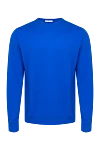 Casheart Blue cashmere jumper for men - 100% cashmere. Country of manufacture: Italy. Care: specialized cleaning - photo 1