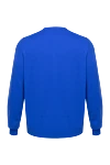 Blue cashmere jumper for men Casheart - 100% cashmere. Country of manufacture: Italy. Care: specialized cleaning - photo 6