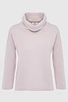 Peserico Pink jumper for women - high neck. 70% wool, 20% silk, 10% cashmere. Country of manufacture: Italy. Care: specialized cleaning - photo 1