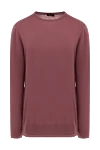 Massimo Sforza Wool jumper pink for men - 100% wool. Country of manufacture: Italy. Care: specialized cleaning - photo 1