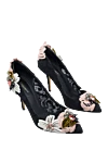 Туфли Dolce & Gabbana - 70% хлопок, 24% вискоза, 6% полиамид. Высота каблука: 8 см. нет. кружево, кристаллы. Уход: специализированная чистка. другие материалы. Производство: Италия - photo 2