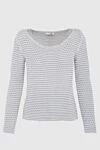 Casheart Gray cotton jumper for women - textured knitwear. 100% cotton. Country of manufacture: Italy. Care: specialized cleaning - photo 1