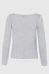 Gray cotton jumper for women Casheart - textured knitwear. 100% cotton. Country of manufacture: Italy. Care: specialized cleaning - photo 6