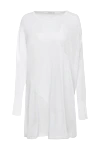 Casheart White linen and polyamide jumper for women - free cut. 85% linen, 15% polyamide. Country of manufacture: Italy. Care: specialized cleaning - photo 1