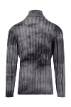 Golf men's cashmere gray Pashmere - Black and white print. High neck. 100% cashmere. Country of manufacture: Italy. Care: specialized cleaning - photo 6