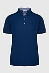 Gran Sasso Cotton polo blue for men - Brand logo embroidery. 100% cotton. Buttons. Country of manufacture: Italy. Care: specialized cleaning - photo 1