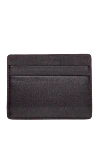 Brioni Визитница из кожи черная мужская черная - Тиснение логотипа. 100% кожа. Страна производитель: Италия. Уход: специализированная чистка - фото 1