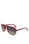 Dolce & Gabbana Очки для защиты от солнца из металла и пластика красный мужские - лого на дужке. защита от ультрафиолета, складная конструкция. пластик, металл. Страна производитель: Италия. Уход: специализированная чистка - фото 3
