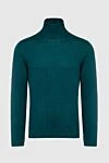 Corneliani Men's green wool golf - High neck. 100% wool. Country of manufacture: Italy. Care: specialized cleaning - photo 1