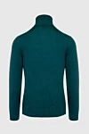 Corneliani Men's green wool golf - High neck. 100% wool. Country of manufacture: Italy. Care: specialized cleaning - photo 7