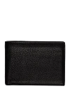 Araldi 1930 Black leather wallet for men - 100% leather. Button. 2 bill pockets, 8 card slots. Country of origin: Italy. Care: specialized cleaning - photo 1