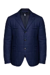 Tombolini Blue wool jacket for men - 100% wool. Closure: Zipper, buttons. Three side pockets. Country of origin: Italy. Care: specialized cleaning - photo 1