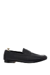 Andrea Ventura Black leather loafers for men - 100% leather. Sole Height: Heel Height 2cm. Country of manufacture: Italy. Care: specialized cleaning - photo 1