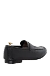 Black leather loafers for men Andrea Ventura - 100% leather. Sole Height: Heel Height 2cm. Country of manufacture: Italy. Care: specialized cleaning - photo 4