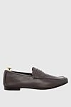 Andrea Ventura Brown leather loafers for men - 100% leather. Sole Height: Heel Height 2cm. Country of manufacture: Italy. Care: specialized cleaning - photo 1