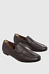 Andrea Ventura Brown leather loafers for men - 100% leather. Sole Height: Heel Height 2cm. Country of manufacture: Italy. Care: specialized cleaning - photo 3