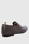 Brown leather loafers for men Andrea Ventura - 100% leather. Sole Height: Heel Height 2cm. Country of manufacture: Italy. Care: specialized cleaning - photo 4