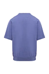 Purple cotton T-shirt for men Cesare di Napoli - 100% cotton. Country of manufacture: Italy. Care: specialized cleaning - photo 6