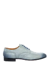 Doucal`s Blue men's leather shoes - Perforation. 100% leather. Lace-up. Interior: Leather. Insole: Leather. Heel height: 2cm. Outsole: Other materials. Country of manufacture: Italy. Care: specialized cleaning - photo 1