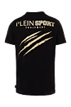 Plein Sport Black cotton T-shirt for men - brand logo. 100% cotton. Country of origin: Italy. Care: specialized cleaning - photo 7