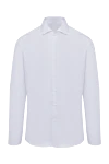 Alessandro Gherardi White cotton shirt for men - 100% cotton. Closure: buttons. Country of manufacture: Italy. Care: specialized cleaning - photo 1