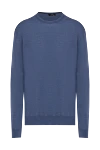 Cesare di Napoli Wool jumper blue for men - 100% wool. Country of manufacture: Italy. Care: specialized cleaning - photo 1