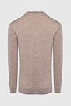 Wool jumper beige for men Cesare di Napoli - 100% wool. Country of origin: Italy. Care: specialized cleaning - photo 6