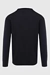 Black wool jumper for men Cesare di Napoli - 100% wool. Country of origin: Italy. Care: specialized cleaning - photo 6