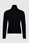 Cesare di Napoli Men's black wool golf - High neck. 100% wool. Country of manufacture: Italy. Care: specialized cleaning - photo 1