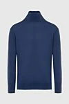 Cesare di Napoli Men's blue wool golf - High neck. 100% wool. Country of origin: Italy. Care: specialized cleaning - photo 1