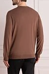 Brown wool jumper for men Cesare di Napoli - 100% wool. Country of manufacture: Italy. Care: specialized cleaning - photo 4