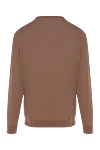 Brown wool jumper for men Cesare di Napoli - 100% wool. Country of manufacture: Italy. Care: specialized cleaning - photo 6