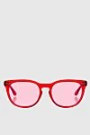 Spektre Red plastic and metal glasses for women - logo on the bracket. Additional: UV protection. plastic, metal. pink. Country of manufacture: Italy. Care: specialized cleaning - photo 1