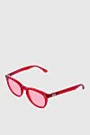 Spektre Red plastic and metal glasses for women - logo on the bracket. Additional: UV protection. plastic, metal. pink. Country of manufacture: Italy. Care: specialized cleaning - photo 3