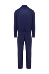 Billionaire Men's sports suit made of cotton, silk and polyamide blue - Brand logo. 44% silk, 40% cotton, 16% polyamide. Closure: Zipper. Two side pockets. Country of manufacture: Italy. Care: specialized cleaning - photo 7