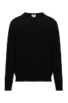 Brioni Black wool jumper for men - 100% wool. Country of manufacture: Italy. Care: specialized cleaning - photo 1