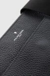 Мессенджер чёрные Philippe Model - логотип . молния . 100%-кожа . Уход: сухая чистка. Производство: Италия - фото 4