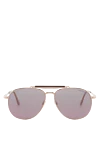 Tom Ford Sunglasses made of metal and plastic, yellow, for men - logo on the lens. UV protection. plastic, metal. Country of manufacture: Italy. Care: specialized cleaning - photo 1