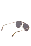 Sunglasses made of metal and plastic, yellow, for men Tom Ford - logo on the lens. UV protection. plastic, metal. Country of manufacture: Italy. Care: specialized cleaning - photo 4