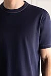 Brunello Cucinelli Футболка из хлопка фиолетовая мужская фиолетовая - 100% хлопок. Страна производитель: Италия. Уход: специализированная чистка - фото 5