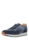 Magnanni Gray suede sneakers for men - contrast sole, suede. lacing. height 2 cm. Country of origin: Spain. Care: specialized cleaning - photo 3