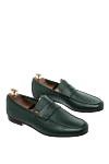 Andrea Ventura Green leather loafers for men - 100% leather. Sole Height: Heel Height 2cm. Country of manufacture: Italy. Care: specialized cleaning - photo 3