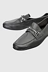 Andrea Ventura Brown leather loafers for men - buckle. 100% leather. Sole Height: Heel Height 2cm. Country of manufacture: Italy. Care: specialized cleaning - photo 5