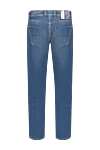 Blue cotton jeans for men Tramarossa - logo, worn effect. 98% cotton, 2% elastane. Closure: button, zipper. Three side pockets, two back pockets. Country of origin: Italy. Care: specialized cleaning - photo 6