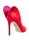 Әйелдердің қызыл туфлиі Charlotte Olympia - тоқу. Құрамы: вискоза, жібек, былғары. Өкше биіктігі: 12 сантиметр. Шығарылған елі: Италия. Күтім: арнайы тазалау - фото 4