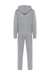 Billionaire Gray men's silk sports suit - Contrast zipper. Hood. 100% silk. Closure: Drawstring, zipper. Four side pockets. Country of manufacture: Italy. Care: specialized cleaning - photo 7