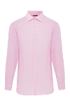 Tombolini Men's linen shirt, light pink
- 100% linen. Closure: buttons. Country of origin: Italy. Care: specialized cleaning - photo 1