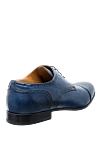 Blue leather men's shoes Doucal`s - Perforation. 100% leather. Lace-up. Interior: Leather. Insole: Leather. Heel height: 2cm. Outsole: Other materials. Country of manufacture: Italy. Care: specialized cleaning - photo 4