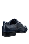 Men's leather shoes, blue Cesare di Napoli - Perforation. 100% leather. Lace-up. Interior trim: Fur. Insole: Leather. Heel height: 3cm. Outsole: Other materials. Country of manufacture: Italy. Care: specialized cleaning - photo 4