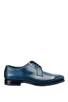 Cesare di Napoli Blue leather men's shoes - 100% leather. Lace-up. Interior: Leather. Insole: Leather. Heel height: 2cm. Outsole: Other materials. Country of manufacture: Italy. Care: specialized cleaning - photo 1